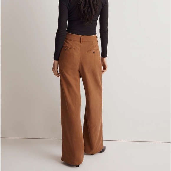 Madewell Harlow Wide Leg Pant in Acorn NWOT - Picture 4 of 13